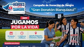 “Donatón Blanquiazul”: EsSalud y Alianza Lima se unen para recaudar 200 unidades de sangre