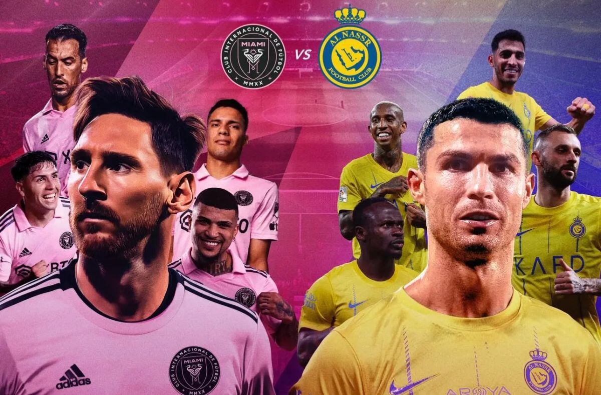 Lionel Messi y Cristiano Ronaldo, los mejores jugadores del presente siglo, volverán a verse las caras en 2024.