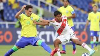 Deuda en el debut: Perú cayó 3-0 ante Brasil por el Sudamericano Sub 20