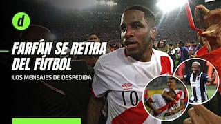 Jefferson Farfán se retira: los emotivos mensajes de despedida de sus compañeros en Alianza Lima y la Selección Peruana