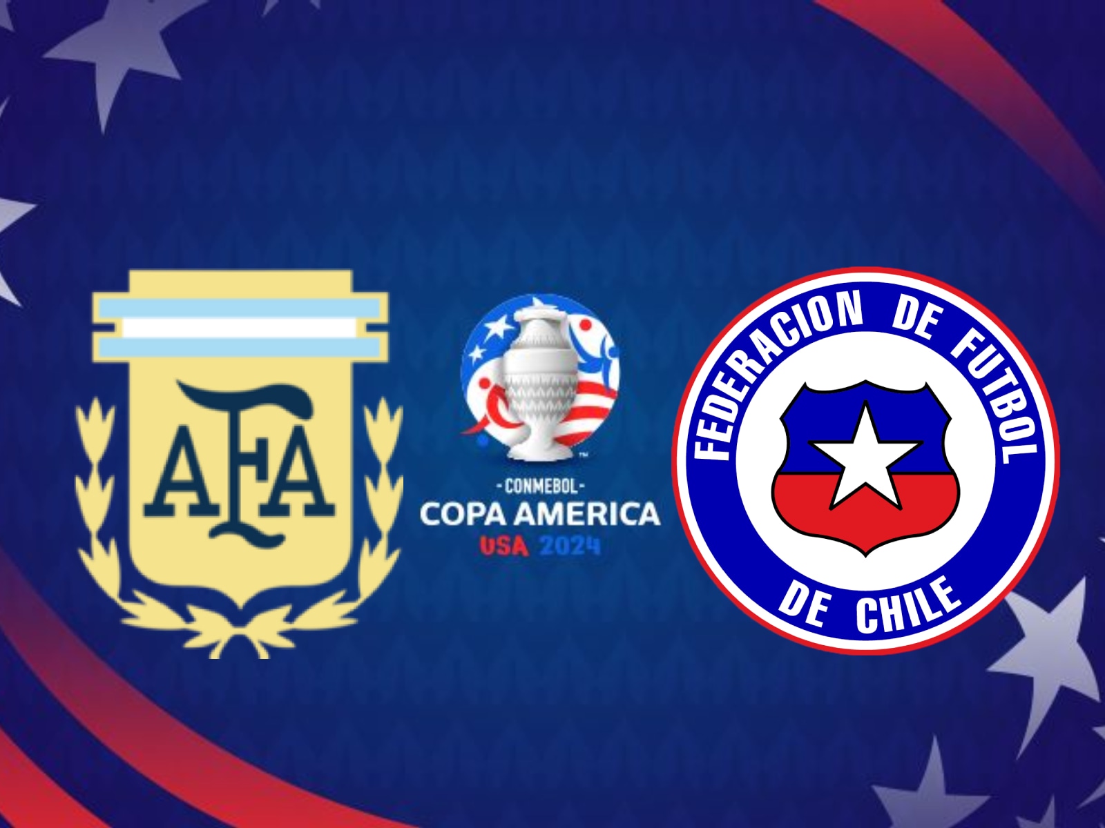 Check where to watch LIVE and DIRECT Argentina vs Chile for the second date of Group A of the Copa America 2024. (Photo: Mix Composition)