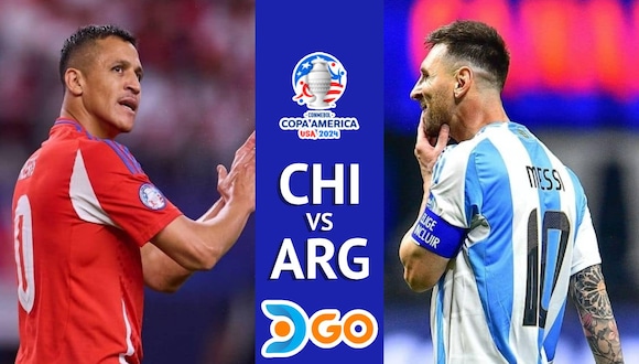 Este martes 25 de junio, DGO transmitirá el partido entre Argentina vs. Chile por Copa América 2024 vía online (Foto: Composición Mix)