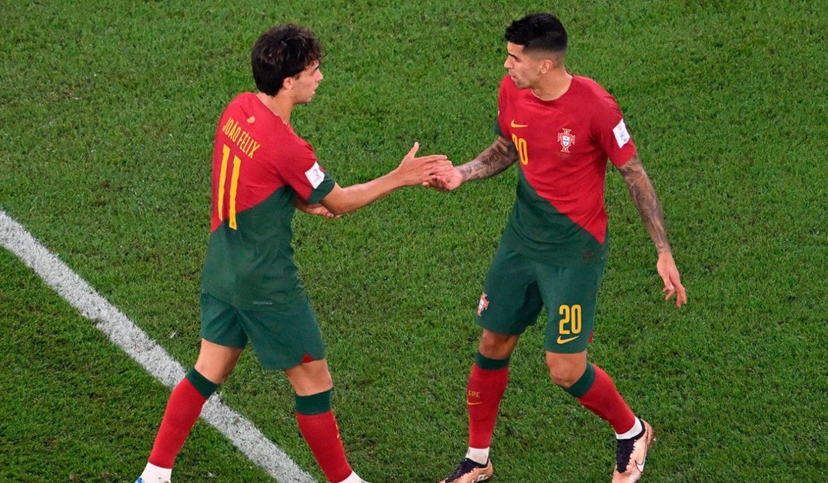 Joao Cancelo y Joao Félix serán jugadores del FC Barcelona este viernes. (Foto: AFP)