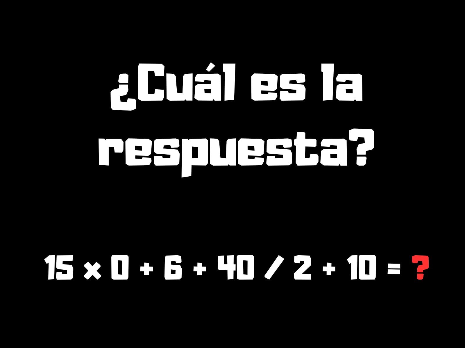 RETO MATEMÁTICO | La cantidad de participantes que resuelven este ejercicio a tiempo es limitada.