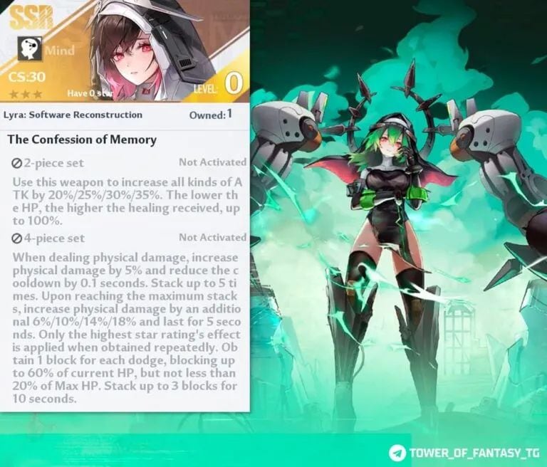 Nuevos personajes en Tower of Fantasy