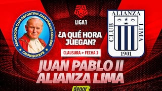 Horarios gratis: Alianza Lima vs. Juan Pablo II por el Torneo Clausura