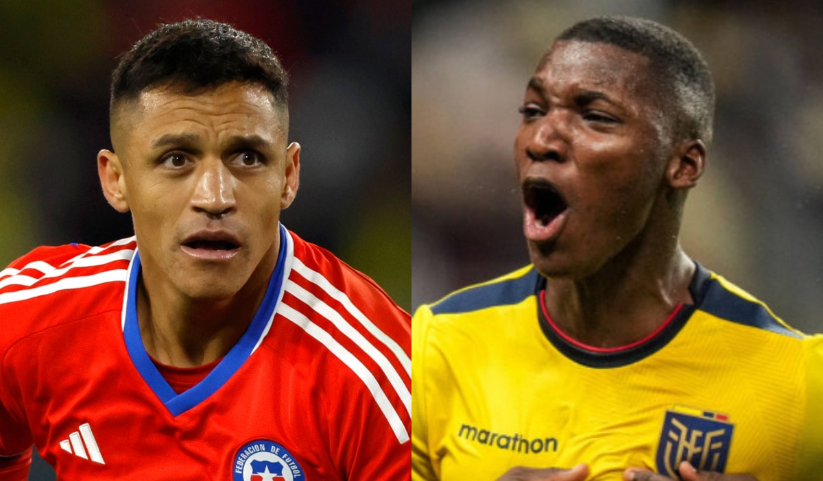 Ecuador y Chile se miden por la fecha 6 de las Eliminatorias 2026. (Foto: Composición Depor)