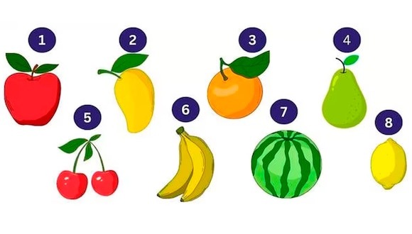 TEST VISUAL | Solo escoge aquella fruta que sea tu favorita y lograrás conocer los resultados. | Foto: chedonna