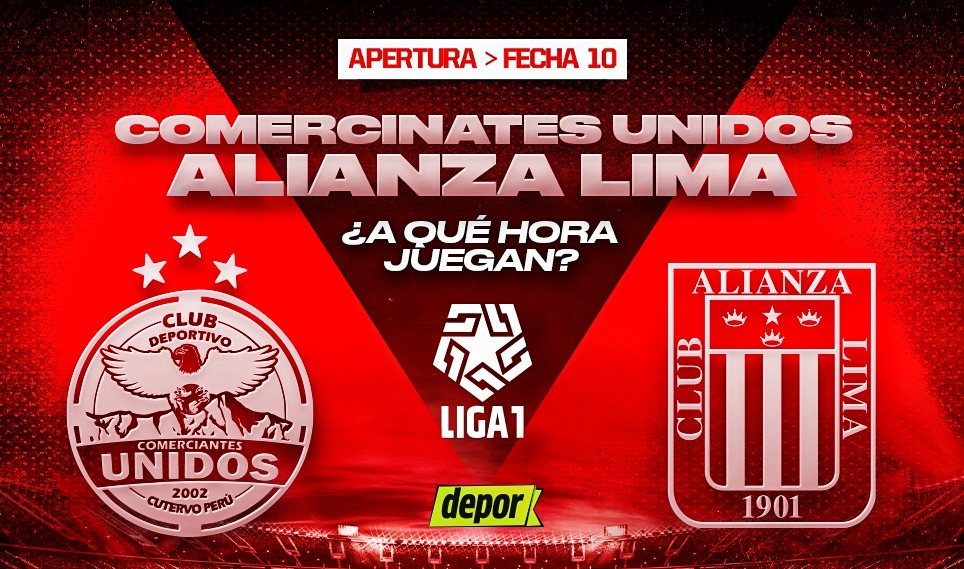 ¿A qué hora juegan Alianza Lima vs Comerciantes Unidos?