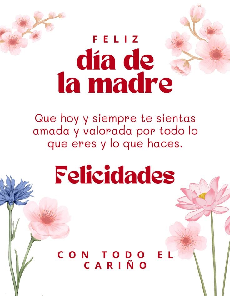 Tarjetas para enviar por el Día de la Madre en Colombia. (Foto: Pinterest)