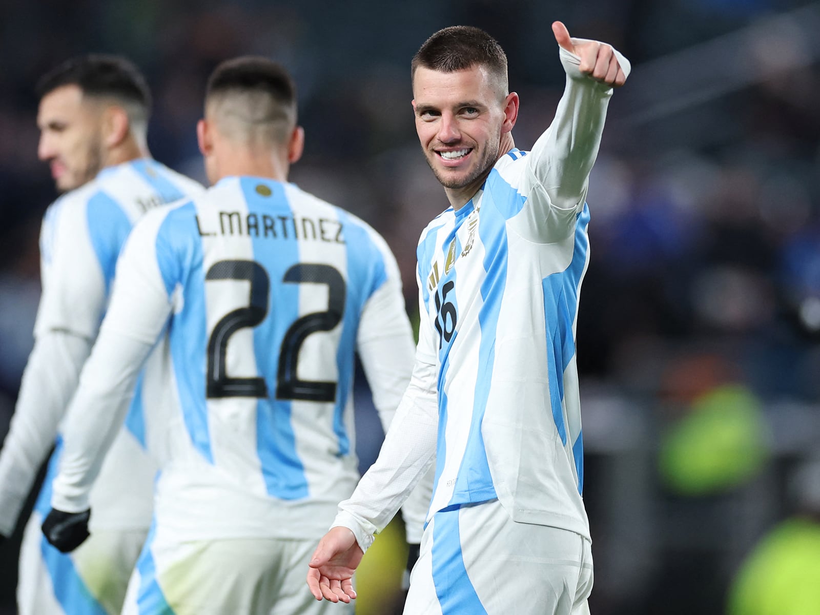 Giovani Lo Celso anotó uno de los goles con que Argentina aplastó por 3-0 a El Salvador en partido amistoso por fecha FIFA. (Foto: Charly TRIBALLEAU / AFP)