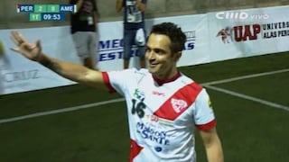 Falcao se robó el show en la Copa América Fútbol 7: huachas, golazos y chalaca