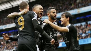 Leicester ganó 3-1 a Manchester City y es líder de la Premier League