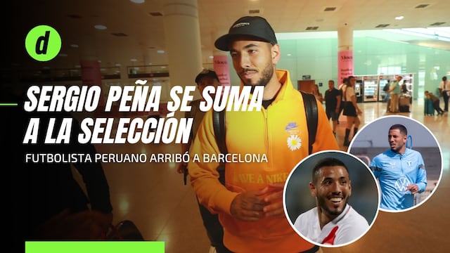 ¡Uno más!: Sergio Peña arribó a Barcelona para sumarse a la selección peruana con miras al repechaje rumbo a Qatar 2022