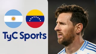 TyC Sports transmitió Argentina 3-0 Venezuela con dos goles de Messi por Eliminatorias 2026