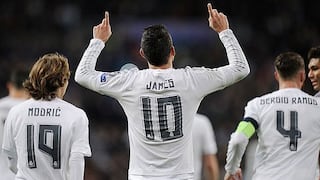 Real Madrid vs. Roma: James sentenció con gol de huacha a Szczesny