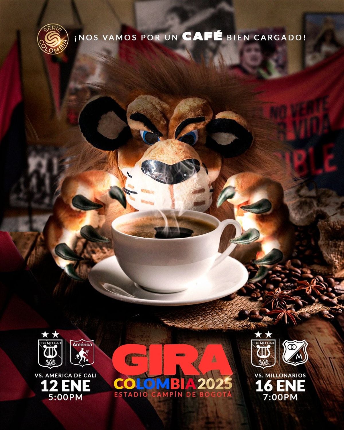 Melgar estará en la Serie Colombia en el 2025. (Foto: X)