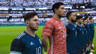 Así luce Lionel Messi y la selección argentina en PES 2021