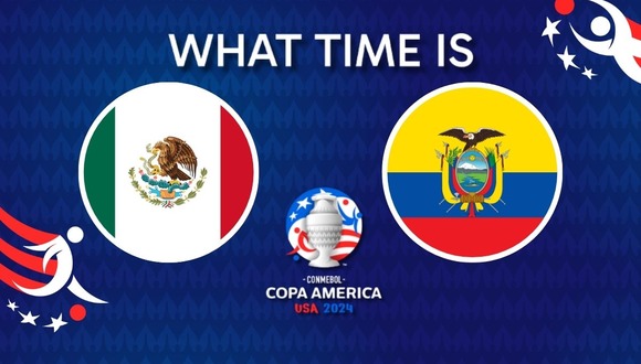 Don't know what time Mexico and Ecuador will face each other in Copa America 2024? Don't worry, we show you the start time in different time zones: United States, United Kingdom and Australia. Get ready for the action. | Photo by Canva / Depor Composition