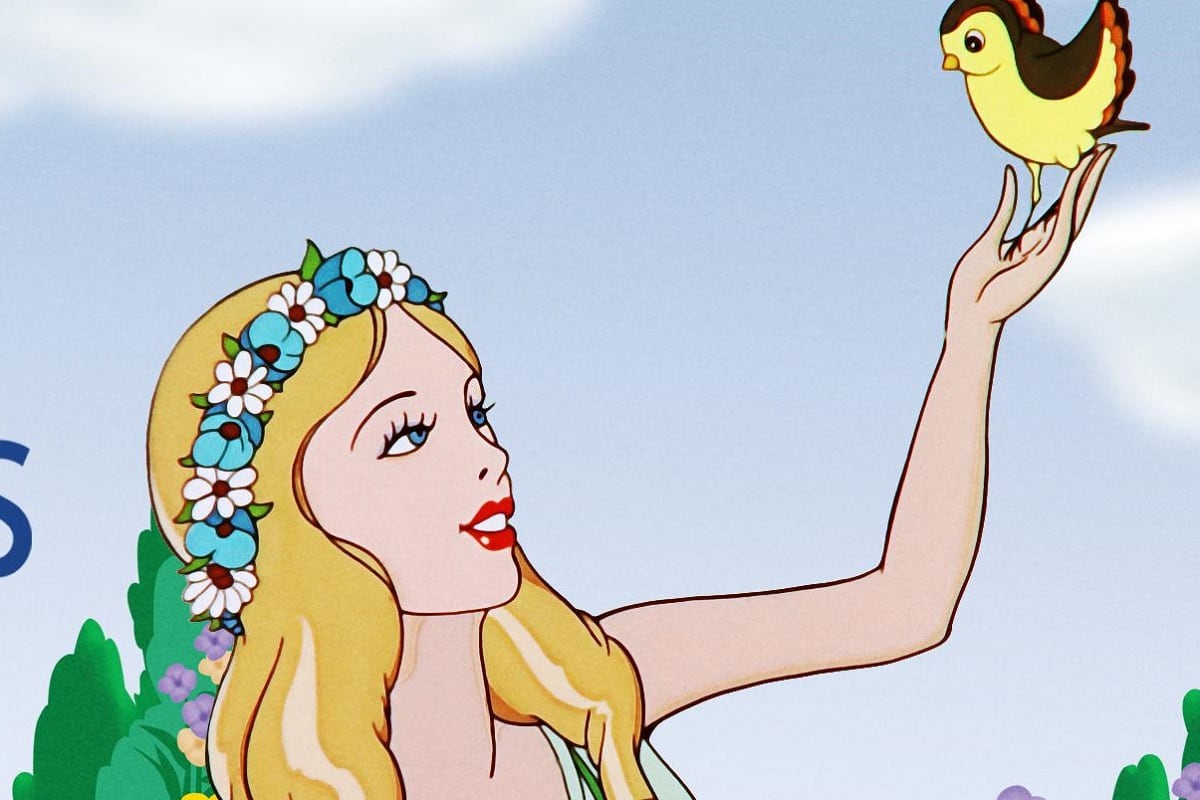 Perséfone en el corto animado “La diosa de la primavera” (Foto: Walt Disney Productions)