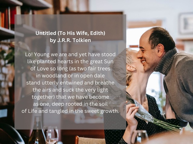 Lo! Young we are and yet have stood / like planted hearts in the great Sun / of Love so long (as two fair trees / in woodland or in open dale / stand utterly entwined and breathe / the airs and suck the very light / together) that we have become / as one, deep rooted in the soil / of Life and tangled in the sweet growth. | Photo by <a href="https://www.pexels.com/es-es/foto/mujer-en-chaqueta-de-punto-gris-sentada-al-lado-de-una-mujer-en-camisa-de-manga-larga-gris-6249028/" target="_blank">Gary Barnes</a> on Pexels