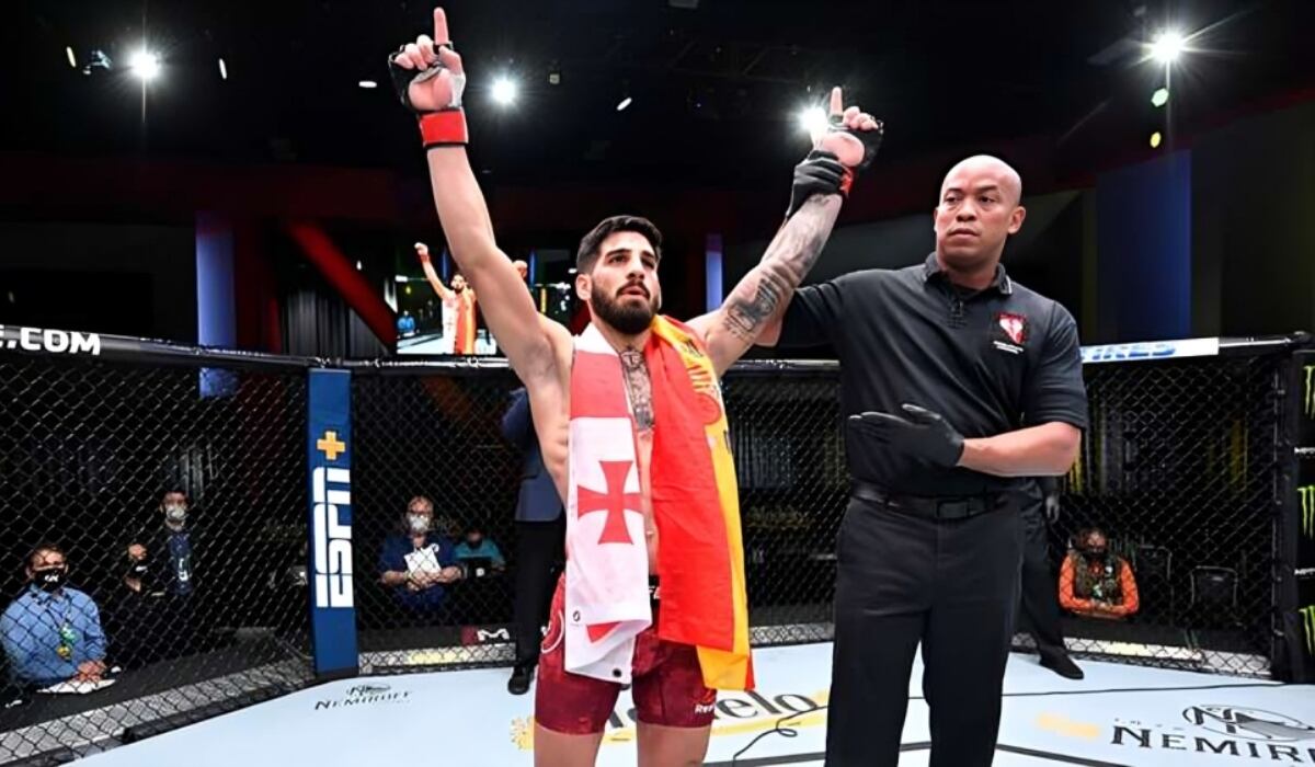 El domingo 18 de febrero, Ilia Topuria venció a Alexander Volkanovski y se consagró como el nuevo campeón en peso pluma de la UFC. (Foto: Agencias).