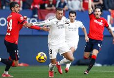 Real Madrid vs. Osasuna (1-1): video, goles y resumen del partido por LaLiga