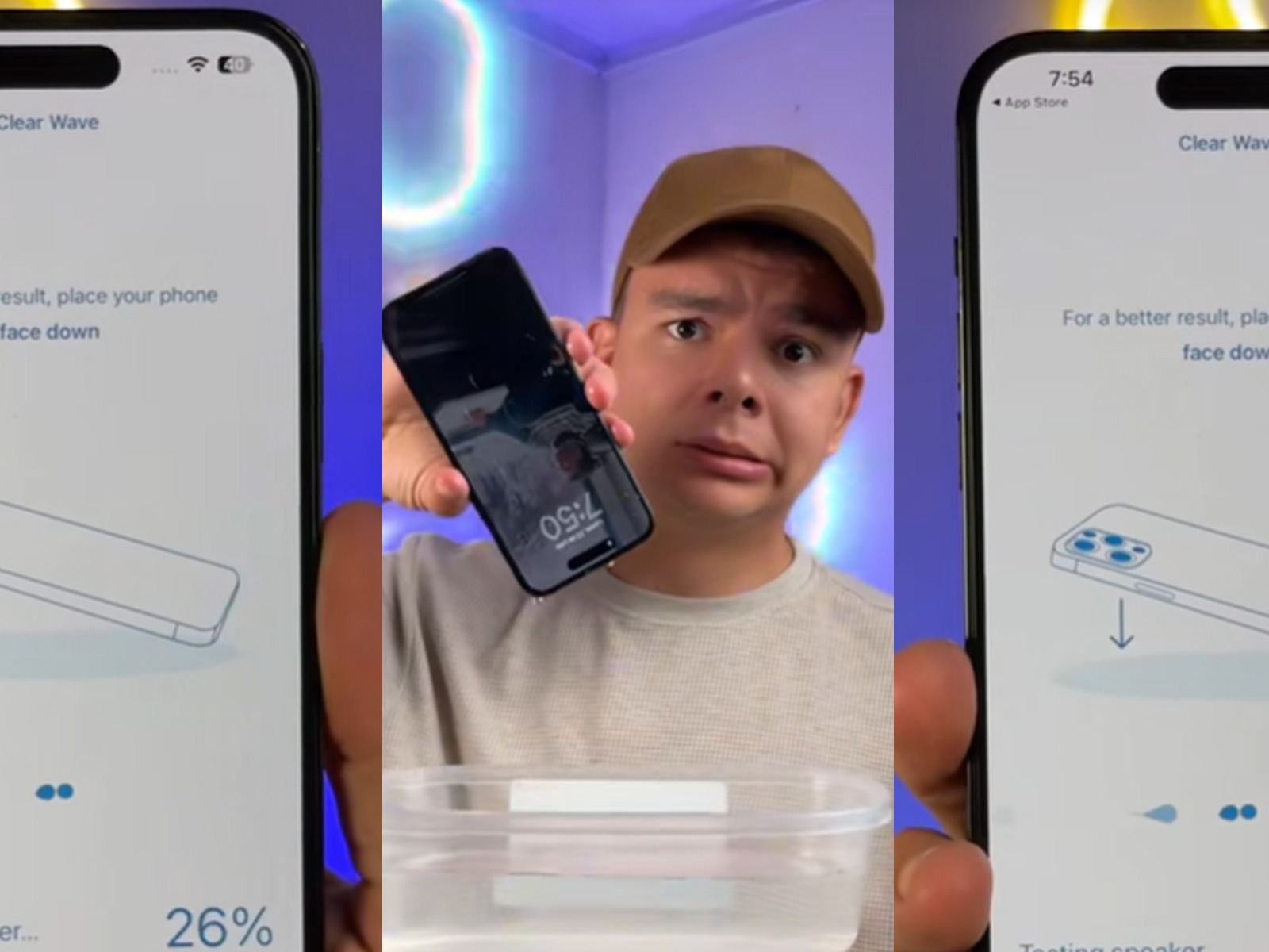 IPHONE | No te preocupes. Solo realiza estos pasos para quitar todo el agua de tu celular. (Foto: Captura)