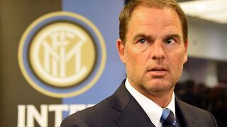 Adiós a Frank de Boer: Inter de Milán decidió destituir al técnico holandés