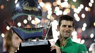 ¡Sigue invicto este año! Novak Djokovic venció a Stefanos Tsitsipas y ganó el título del ATP 500 de Dubái