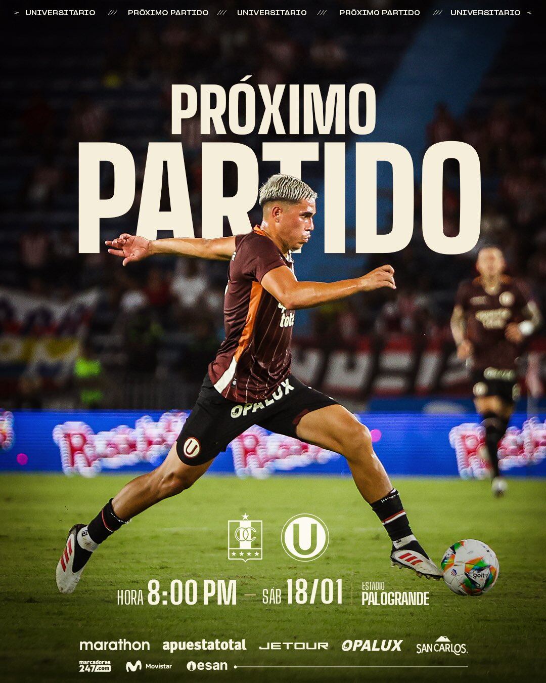 Universitario juega nuevamente por la Serie Colombia.