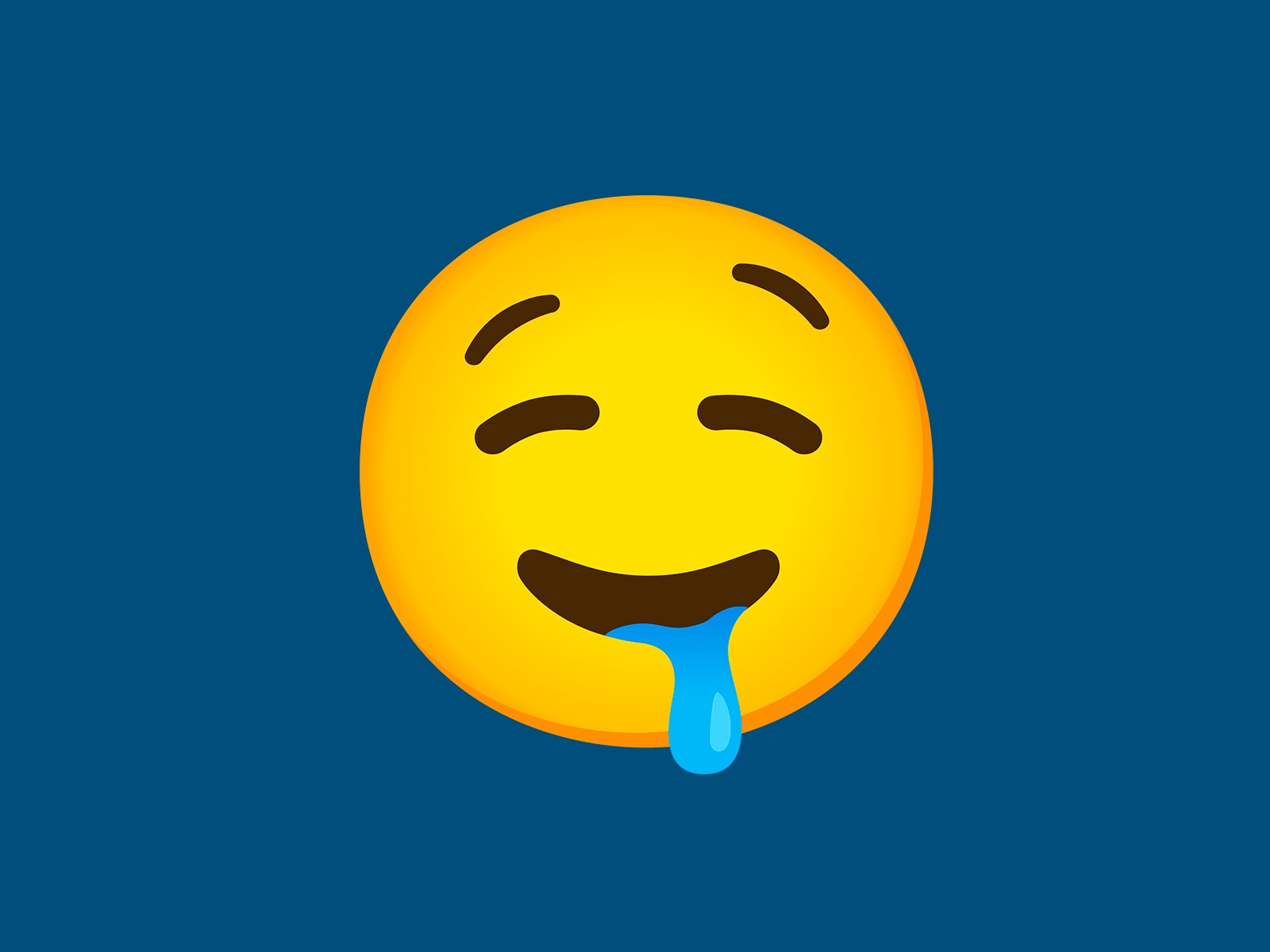 WHATSAPP | Esto significa realmente la cara que babea en WhatsApp. No tiene nada que ver con que está durmiendo. (Foto: Emojipedia)