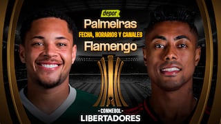 Canal de TV para ver Palmeiras vs. Flamengo: nuevo horario de la final