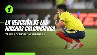 La desazón de los hinchas colombianos tras el triunfo de Perú en Barranquilla por Eliminatorias