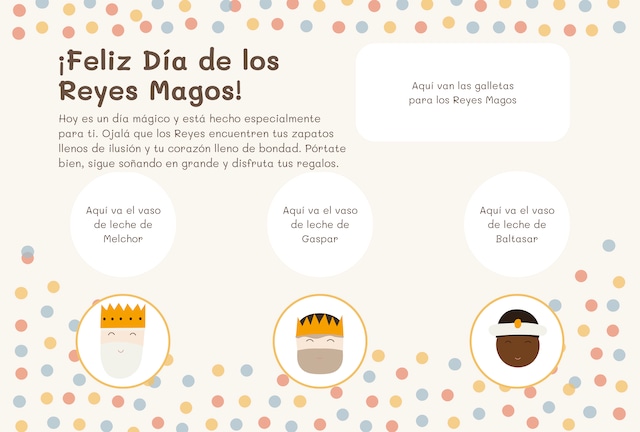 Hoy es un día mágico y está hecho especialmente para ti. Ojalá que los Reyes encuentren tus zapatos llenos de ilusión y tu corazón lleno de bondad. Pórtate bien, sigue soñando en grande y disfruta tus regalos. ¡Feliz Día de Reyes 2026! | Crédito: canva.com / Composición Depor