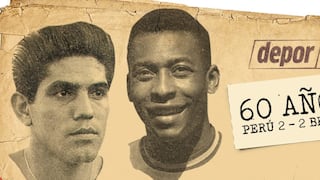 Selección Peruana: se cumplen 60 años del histórico empate al Brasil de Pelé con Juan Seminario como figura