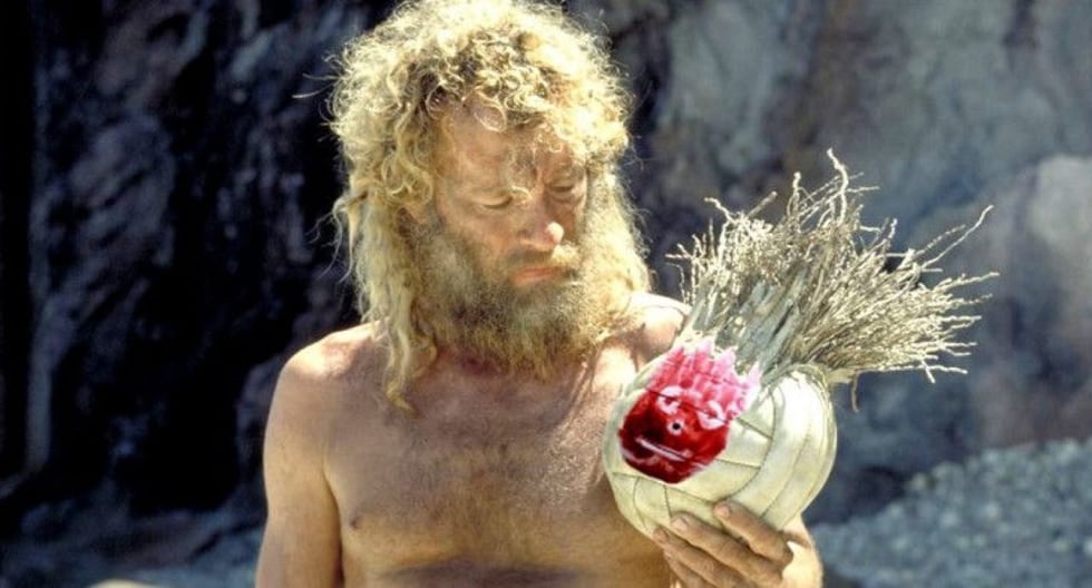 Tom Hanks en su papel en "Náufrago" (Foto: DreamWorks Pictures)