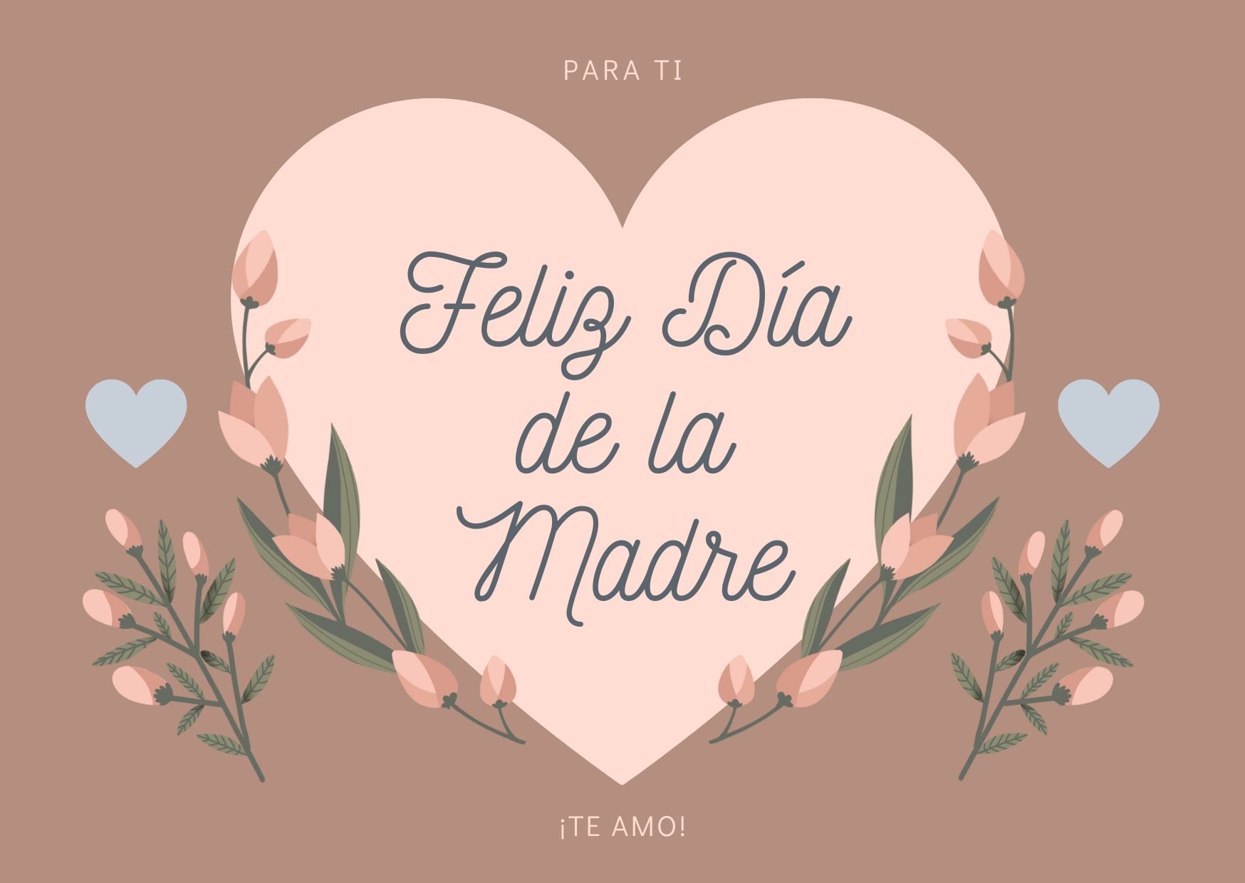 Feliz día de la madre para ti. ¡Te amo!| Foto: pinterest.com / canva.com
