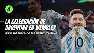 Finalissima Italia vs. Argentina 2022: mira los festejos de Messi y compañía