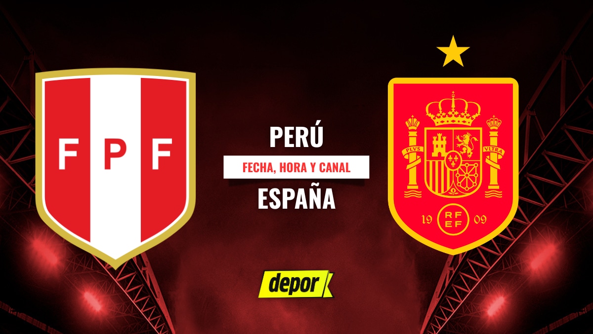 Perú vs España se enfrentan por un amistoso internacional. (Foto: Composición Depor)