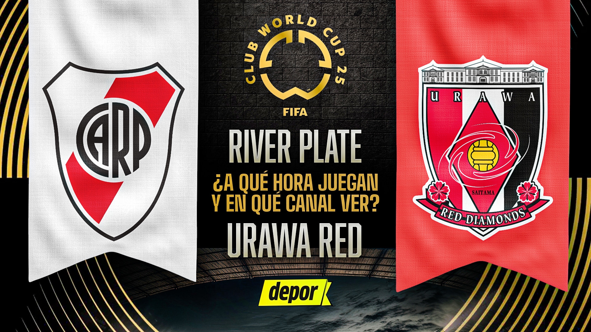 ¿En qué canales ver River Plate vs Urawa Reds y a qué hora juegan, por el Mundial de Clubes?