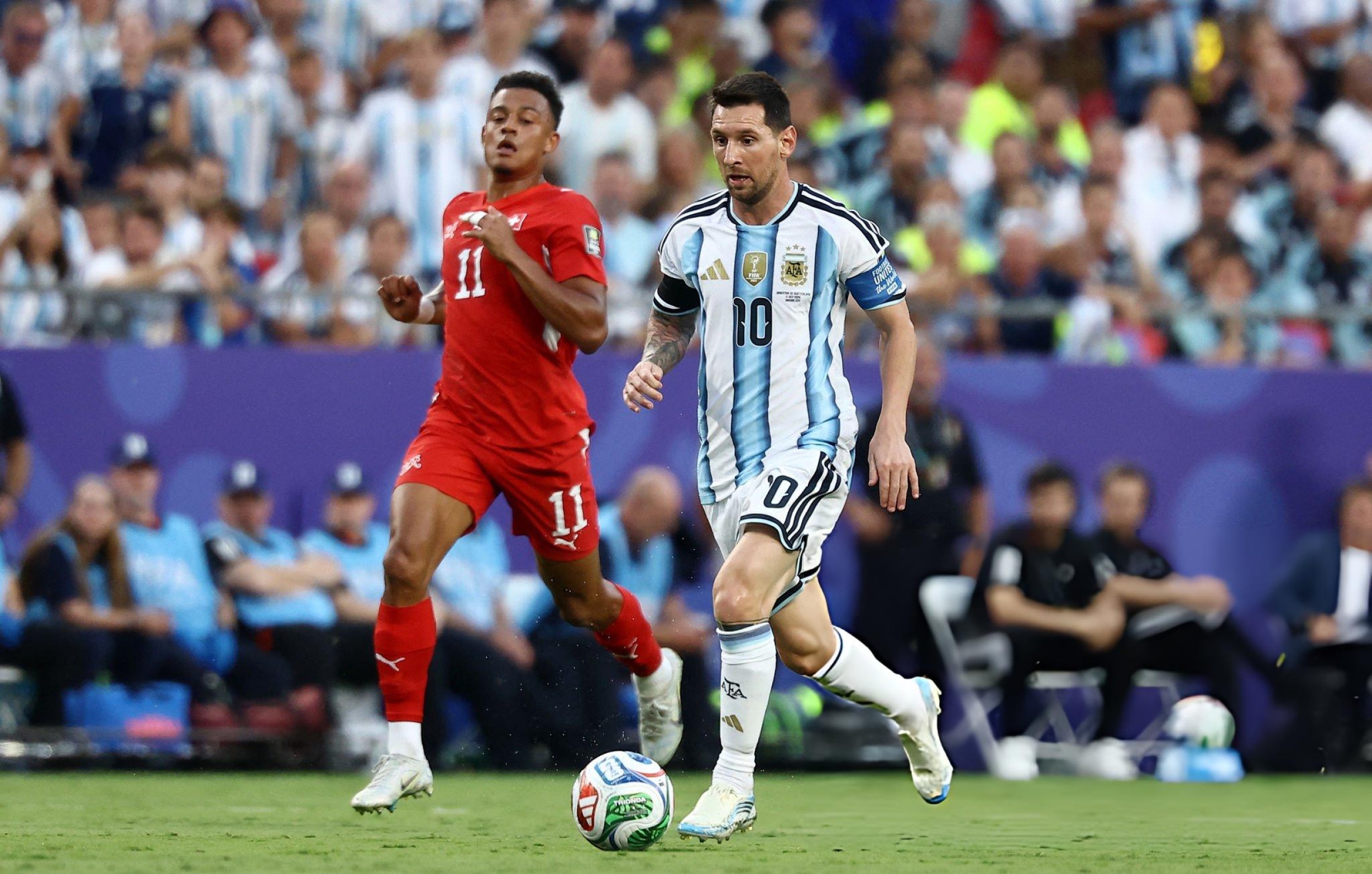Argentina vs. Suiza se enfrentan por los cuartos de final del Mundial 2026. (Foto: Getty Images)