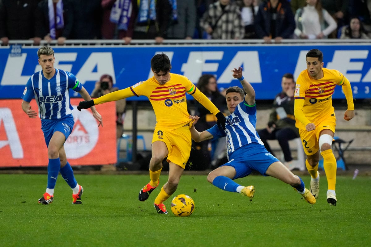 FC Barcelona y Alavés se vieron las caras por la fecha 23 de LaLiga. (Foto: EFE)