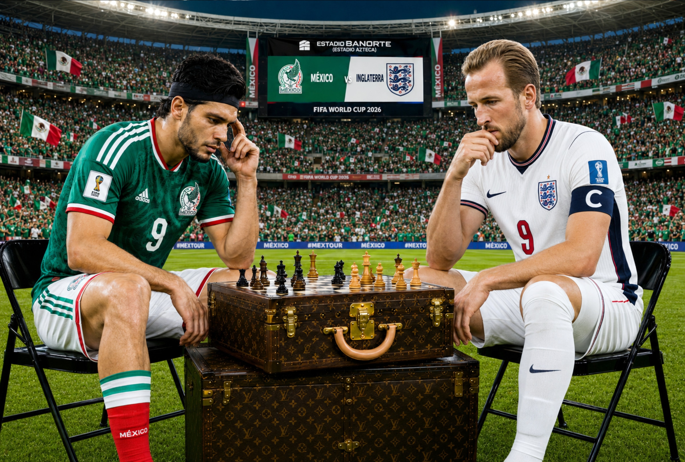 CIUDAD DE MÉXICO, CDMX (MÉXICO), 05/07/2026.- Cobertura oficial de Telemundo Deportes Ahora (Peacock) EN VIVO GRATIS para ver el partido México vs. Inglaterra hoy por los octavos de final del Mundial 2026 en el Estadio Azteca de la Ciudad de México. FOTO DE NOÉ YACTAYO