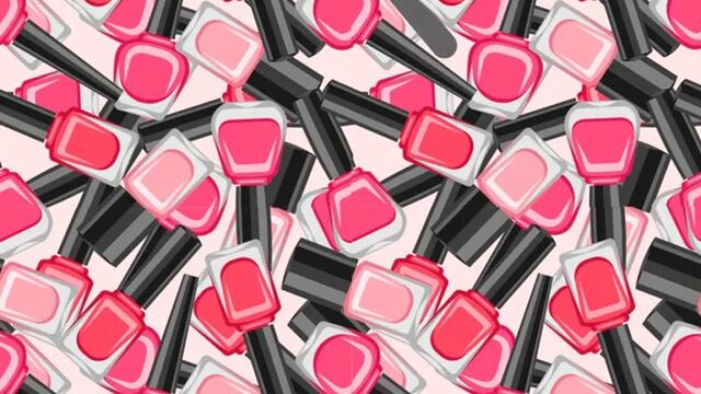 Halla la lima de uñas entre tantos esmaltes rosados en 10 segundos