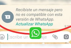 La solución cuando un mensaje “no es compatible” con tu versión de WhatsApp