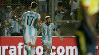 Messi brillante: Argentina goleó 3-0 a Colombia en San Juan por Eliminatorias