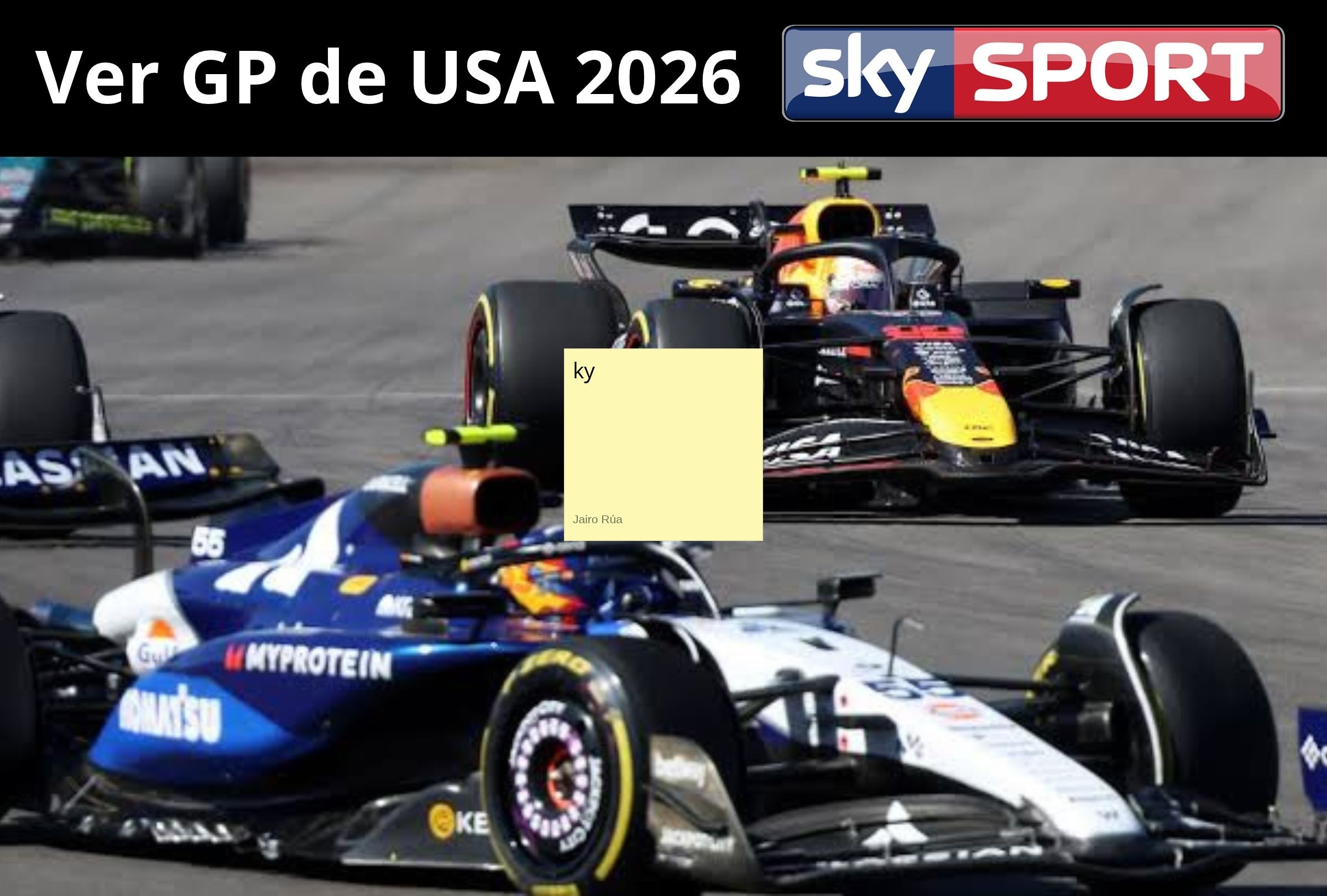 El Gran Premio de Estados Unidos 2026 se podrá ver en México por SKY Sports, a través de los servicios de SKY e izzi, este domingo 25 de octubre, desde las 14:00 horas del centro de México. (Foto: Composición Depor)