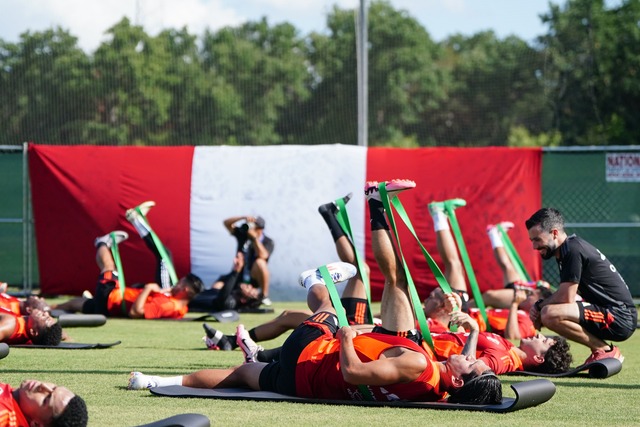 La Selección Peruana llevó a cabo su primer entrenamiento en Dallas antes de su debut en la Copa América 2024. (Foto: Bicolor).