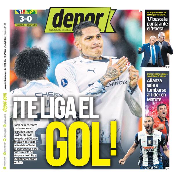 La portada impresa de hoy